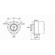 943356734010 MAGNETI MARELLI Генератор