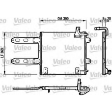 817247 VALEO Конденсатор, кондиционер