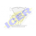 180883 ICER Комплект тормозных колодок, дисковый тормоз