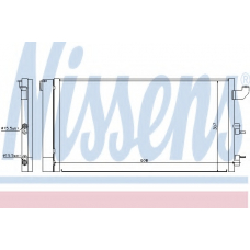 940173 NISSENS Конденсатор, кондиционер