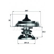TX 29 85D MAHLE Термостат, охлаждающая жидкость