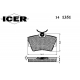 141351 ICER Комплект тормозных колодок, дисковый тормоз
