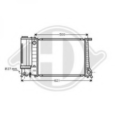 8502752 DIEDERICHS Радиатор, охлаждение двигателя
