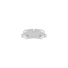 FD7564A NECTO Комплект тормозных колодок, дисковый тормоз