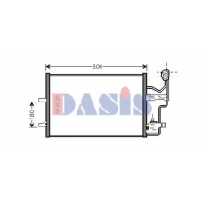 112026N AKS DASIS Конденсатор, кондиционер