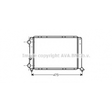 LC2030 AVA Радиатор, охлаждение двигателя
