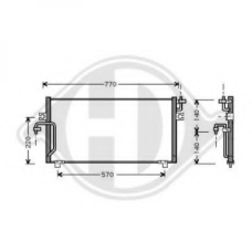 8605200 DIEDERICHS Конденсатор, кондиционер