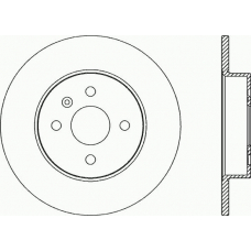 BDA2175.10 OPEN PARTS Тормозной диск