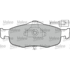 540555 VALEO Комплект тормозных колодок, дисковый тормоз