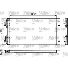 816681 VALEO Конденсатор, кондиционер