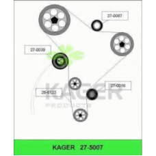 27-5007 KAGER Комплект ремня грм