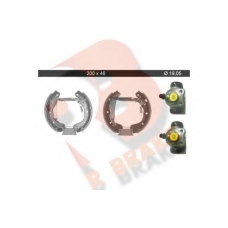 79RBKT0085 R BRAKE Комплект тормозных колодок