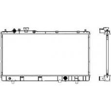 3301-1024 SAKURA  Automotive Радиатор, охлаждение двигателя