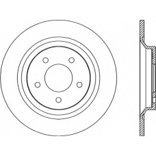 BDA2264.10 OPEN PARTS Тормозной диск