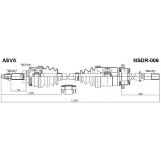 NSDR-006 ASVA Приводной вал