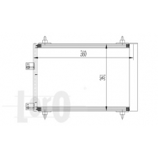 038-016-0008 LORO Конденсатор, кондиционер