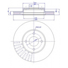 142.1620 CAR Тормозной диск