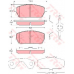 GDB3234 TRW Комплект тормозных колодок, дисковый тормоз