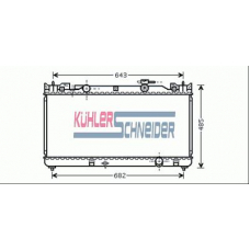 3201211 KUHLER SCHNEIDER Радиатор, охлаждение двигател