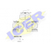 180553-700 ICER Комплект тормозных колодок, дисковый тормоз