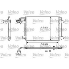 817777 VALEO Конденсатор, кондиционер