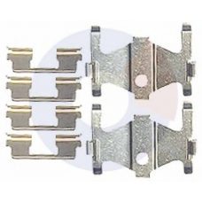 2462 CARRAB BRAKE PARTS Комплектующие, колодки дискового тормоза