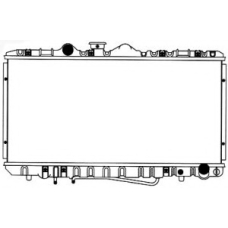 1461-0244A SAKURA  Automotive Радиатор, охлаждение двигателя