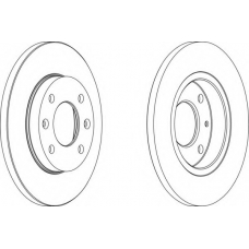 DDF995-1 FERODO Тормозной диск