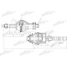 PDS0129 PATRON Приводной вал