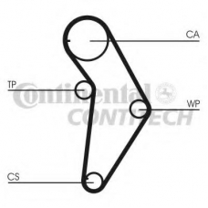 CT973K1 CONTITECH Комплект ремня грм