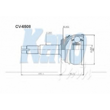 CV-6508 KAVO PARTS Шарнирный комплект, приводной вал