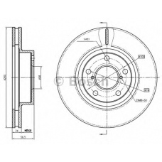 0 986 BB4 331 BOSCH Тормозной диск