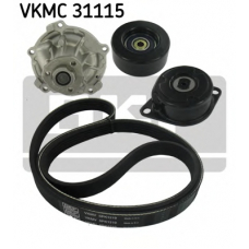 VKMC 31115 SKF Водяной насос + комплект ручейковых ремней