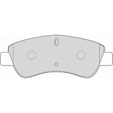FD6874A NECTO Комплект тормозных колодок, дисковый тормоз