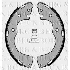 BBS6481 BORG & BECK Комплект тормозных колодок