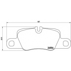 P 65 020 BREMBO Комплект тормозных колодок, дисковый тормоз