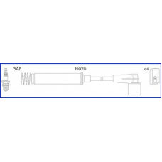 134258 HITACHI Комплект проводов зажигания