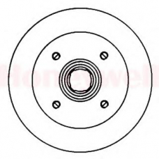 561138B BENDIX Тормозной диск