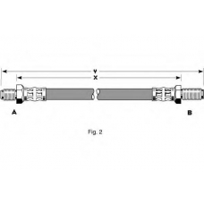 PHC195 TRW Тормозной шланг
