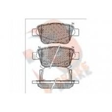 RB1688 R BRAKE Комплект тормозных колодок, дисковый тормоз