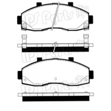 IBD-1K01 IPS Parts Комплект тормозных колодок, дисковый тормоз