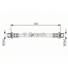 1 987 481 181 BOSCH Тормозной шланг