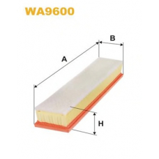 WA9600 WIX Воздушный фильтр