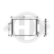 8449500 DIEDERICHS Конденсатор, кондиционер