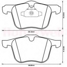 573179B BENDIX Комплект тормозных колодок, дисковый тормоз