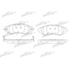 PBP1905 PATRON Комплект тормозных колодок, дисковый тормоз