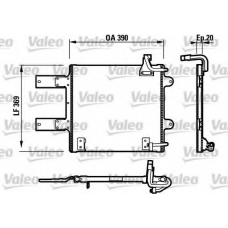 817246 VALEO Конденсатор, кондиционер