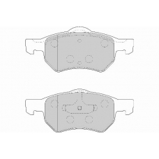 FD6923A NECTO Комплект тормозных колодок, дисковый тормоз