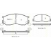 8110 13953 TRISCAN Комплект тормозных колодок, дисковый тормоз