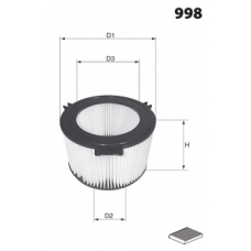 LFCP215 LUCAS FILTERS Фильтр, воздух во внутренном пространстве